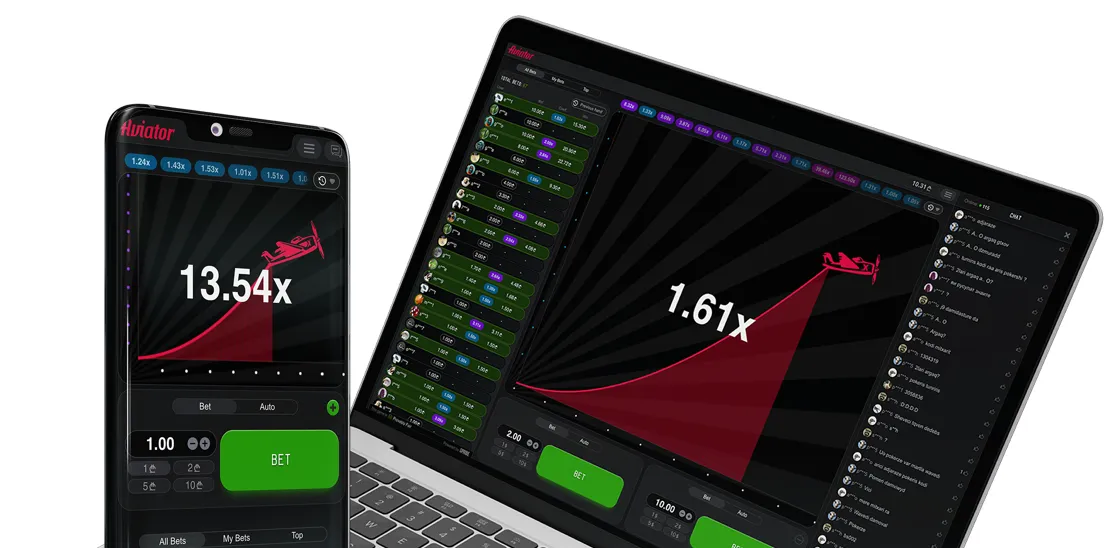 Aviator game online casino partner background